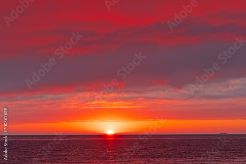 Red Skies Over Distant Waters © wildnerdpix