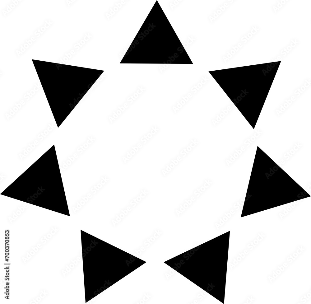 Triangle shapes set. Graphic elements Triangle shapes set. Graphic elements