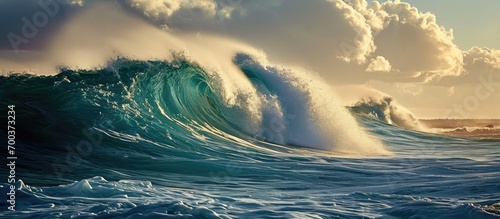 Massive wave in Hawaii.