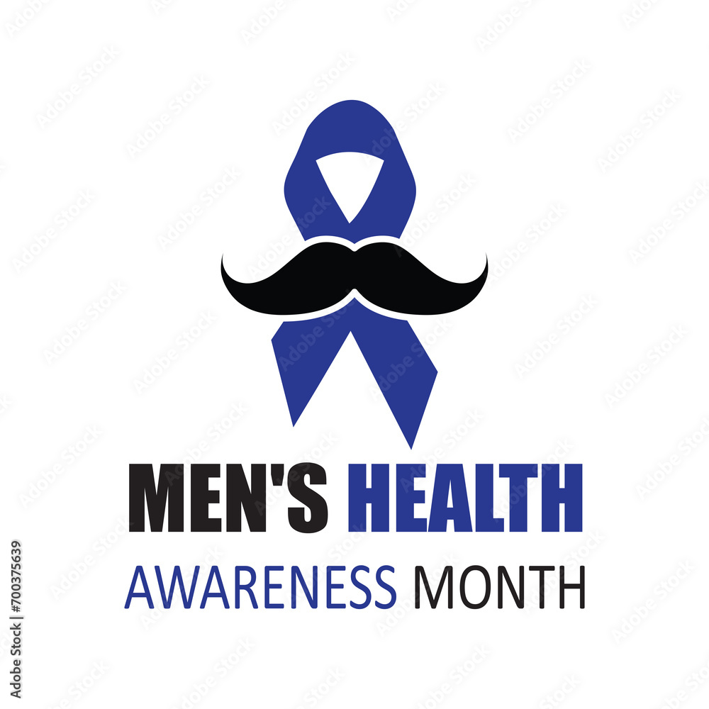 men's health awareness month november templet, Banner template with