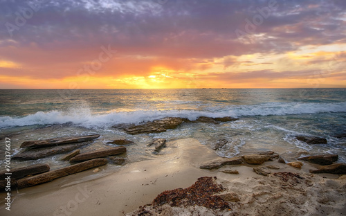  Sunset beach in Perth Western Australia © Imagevixen