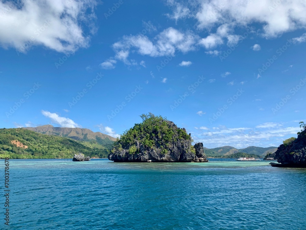 philippines sailing small island green 