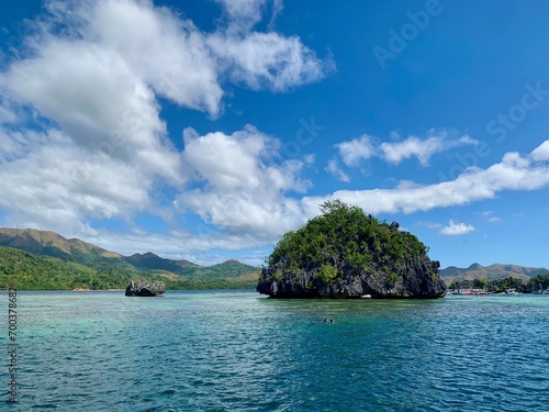 philippines sailing small island green 