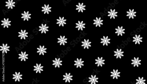 snowflakes pattern