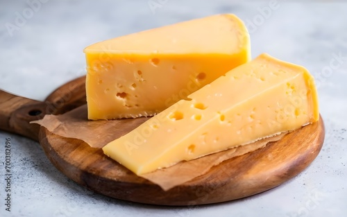 Gouda cheese slice 