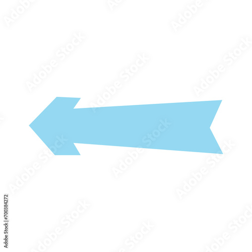 Left arrow icon .Vector Illustration.