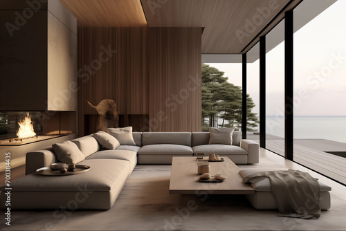 Minimalist Design Masterpiece Living Room and Lounge