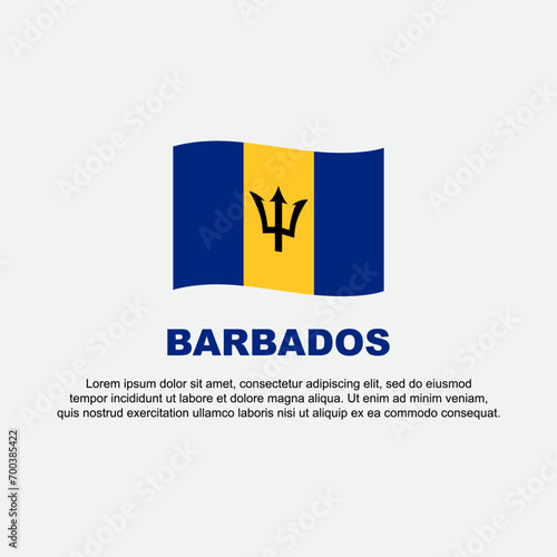 Free Download Barbados Flag Background Design Template. Barbados Independence Day Banner Social Media Post. Barbados Background - GFXLoad