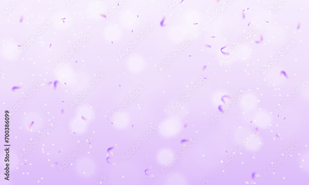Vector soft purple glitter confetti bokeh background Vector soft purple glitter confetti bokeh background