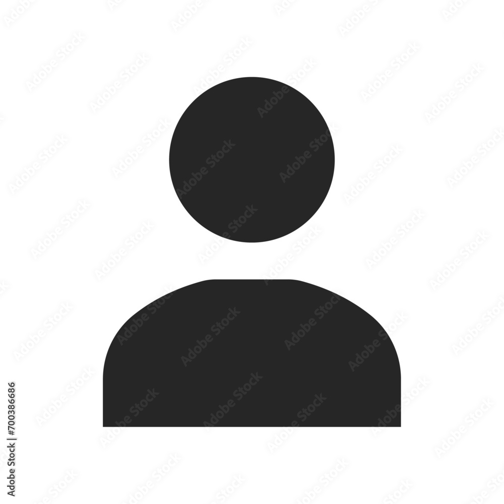 Vector person icon design template isolated avatar sign vector illustration Vector person icon design template isolated avatar sign vector illustration