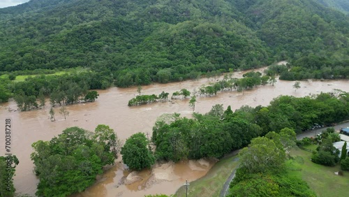 Barron River Floods, Cairns Queenland Australia photo