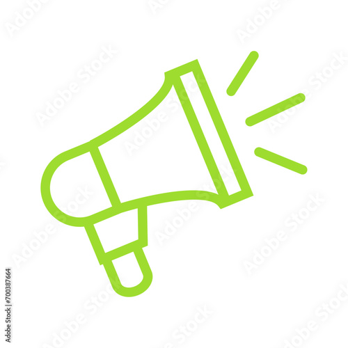 Vector megaphone icon outline megaphone