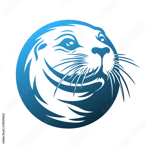Seal Illustration Clip Art Design Shape. Animal Silhouette Icon Vector.
