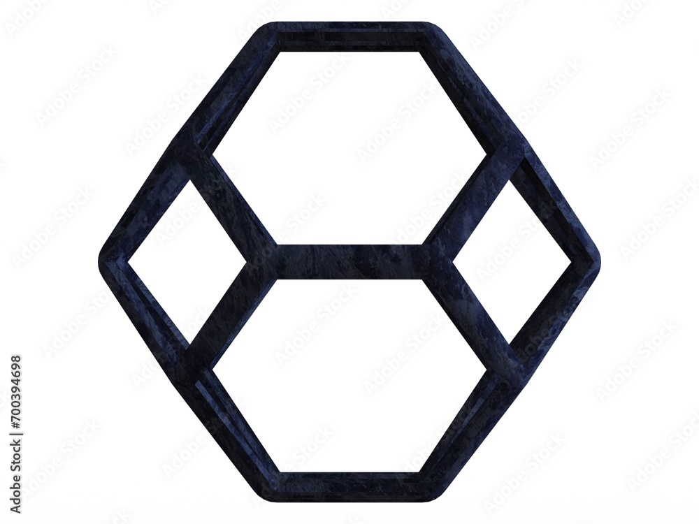 Wireframe Shape Tetradecahedron 3D print model Wireframe Shape Tetradecahedron 3D print model