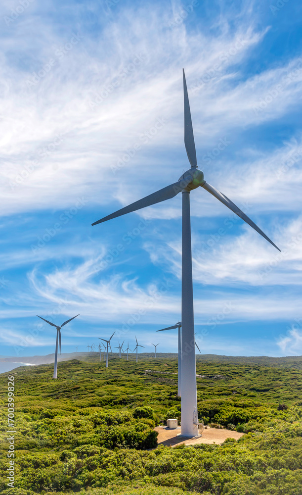 Albany Wind Farm near the town of the same name in Western Australia.