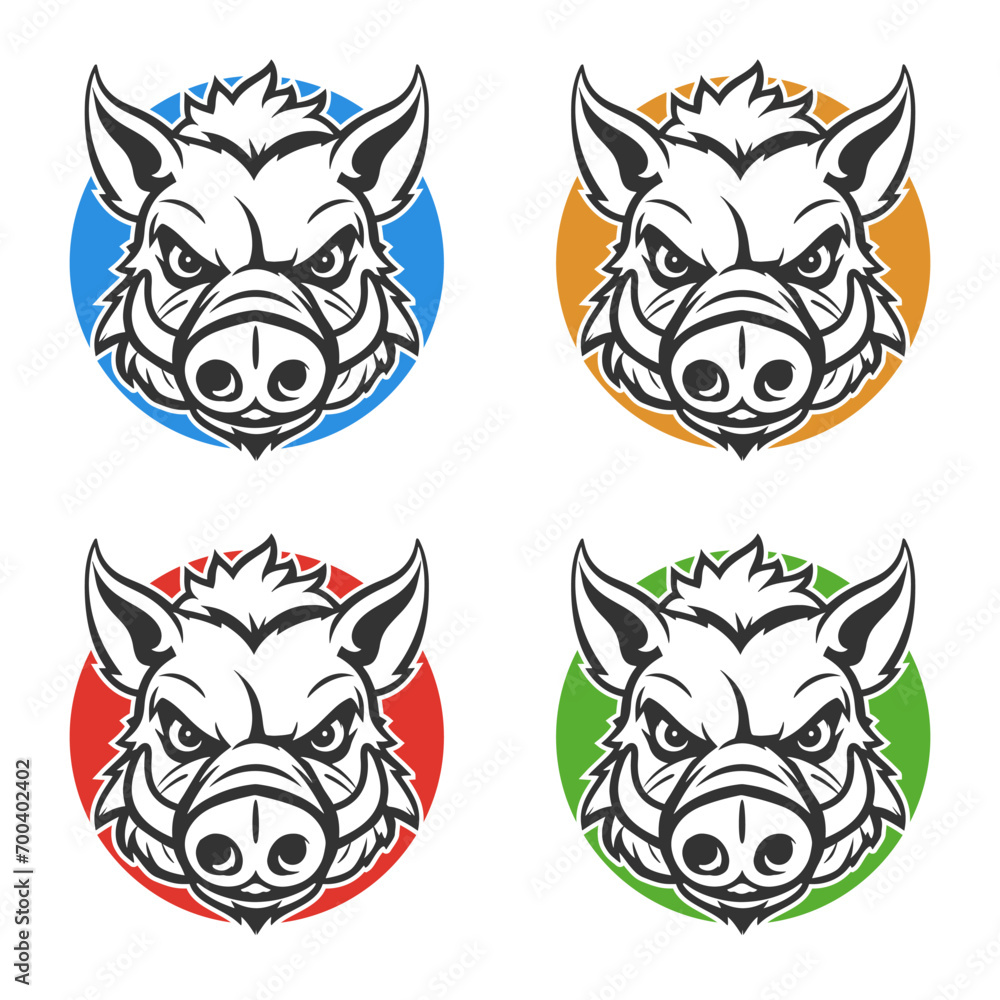 Boar Illustration Clip Art Design Shape. Animal Silhouette Icon Vector. Boar Illustration Clip Art Design Shape. Animal Silhouette Icon Vector.