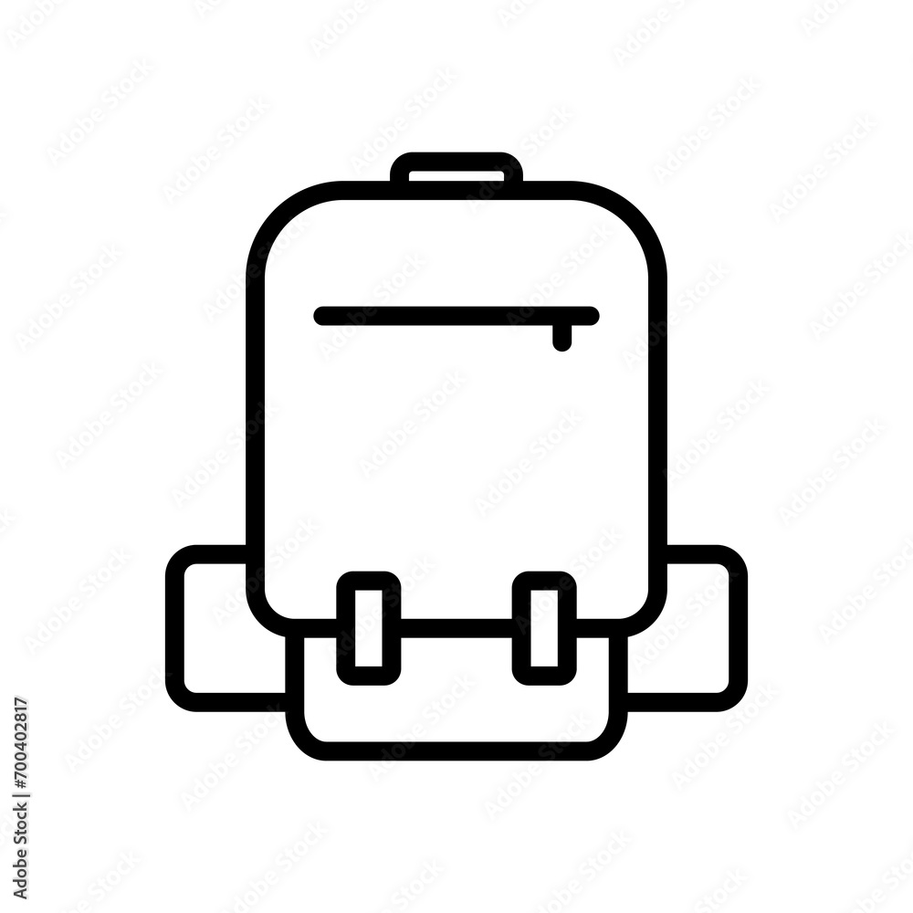 backpack icon vector design template backpack icon vector design template