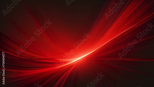Abstract background of sred beams of glowing energy.  AI Generated photo