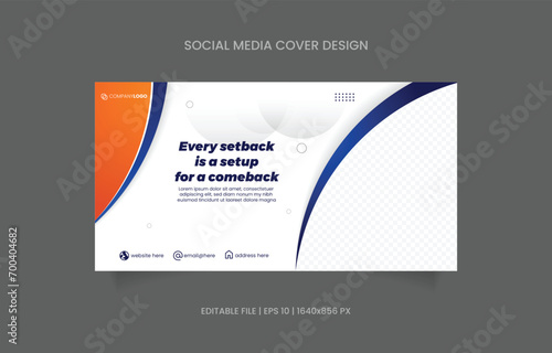 cover banner social media facebook linkedin business promotion