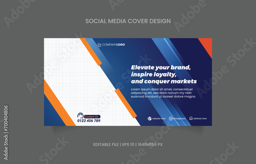 cover banner social media facebook linkedin business promotion