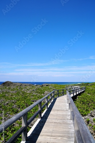 Landscape of Tori Ike  Shimoji Island- Okinawa