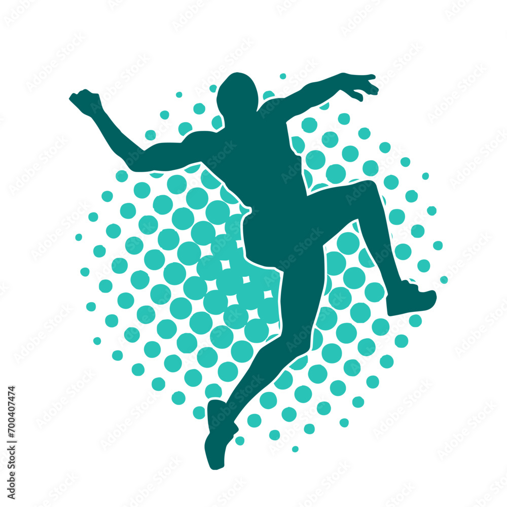 Silhouette of a male basketball player in action pose. Silhouette of a sporty man doing basket ball sport. Silhouette of a male basketball player in action pose. Silhouette of a sporty man doing basket ball sport.