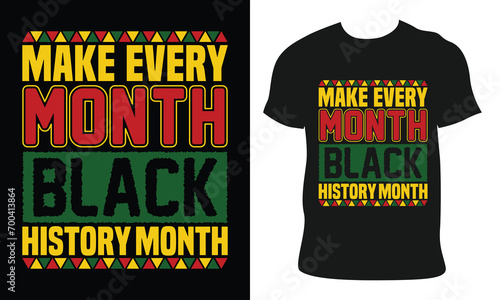 black history month t-shirt design. vector with Africa vector typography t-shirt design, Vector print, typography. 