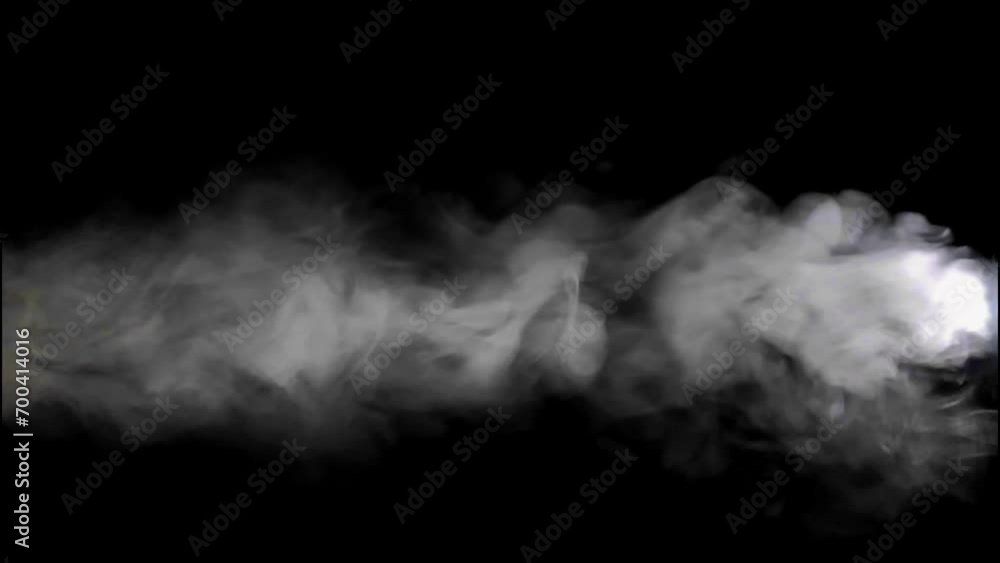 Smoke effect with black screen Smoke effect with black screen