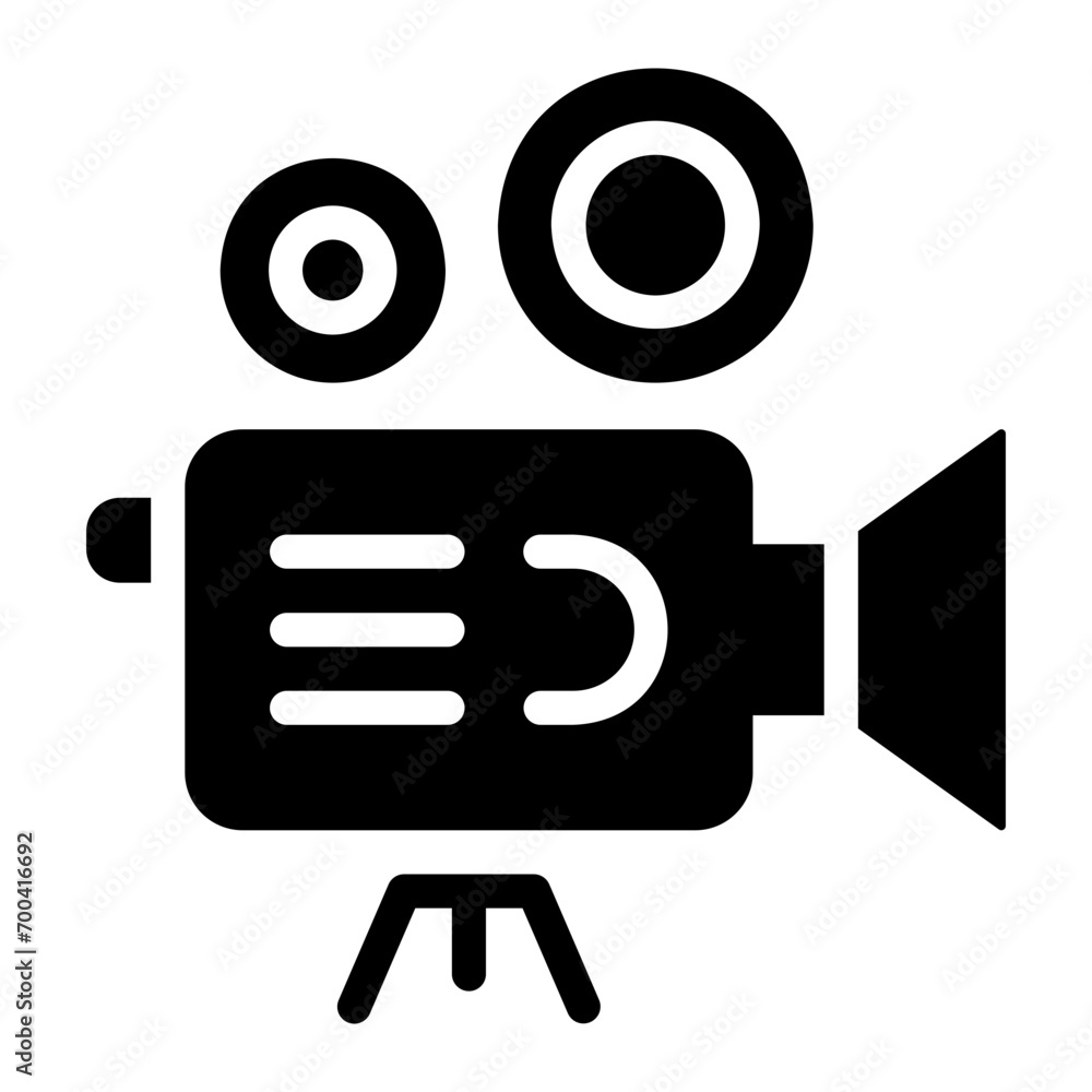 movie camera Solid icon movie camera Solid icon