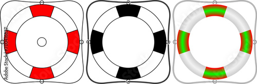 lifesaver icon set