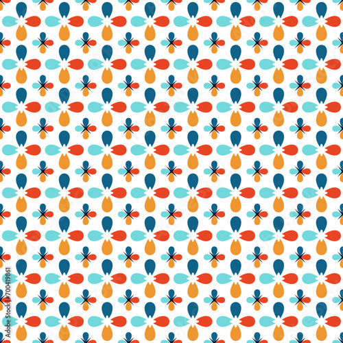 background with halftone seamless pattern