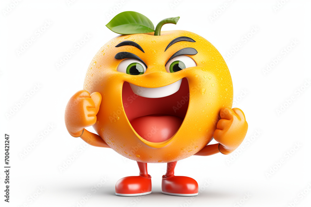 juice character cartoon 3D illustration white background juice character cartoon 3D illustration white background