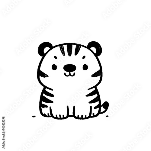 cartoon tiger cub