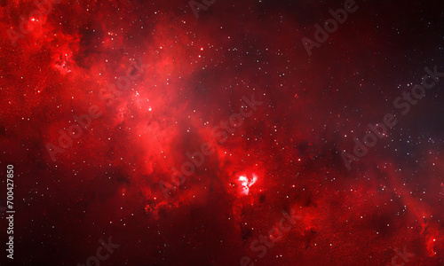 Red dark space galaxy stars nobula background