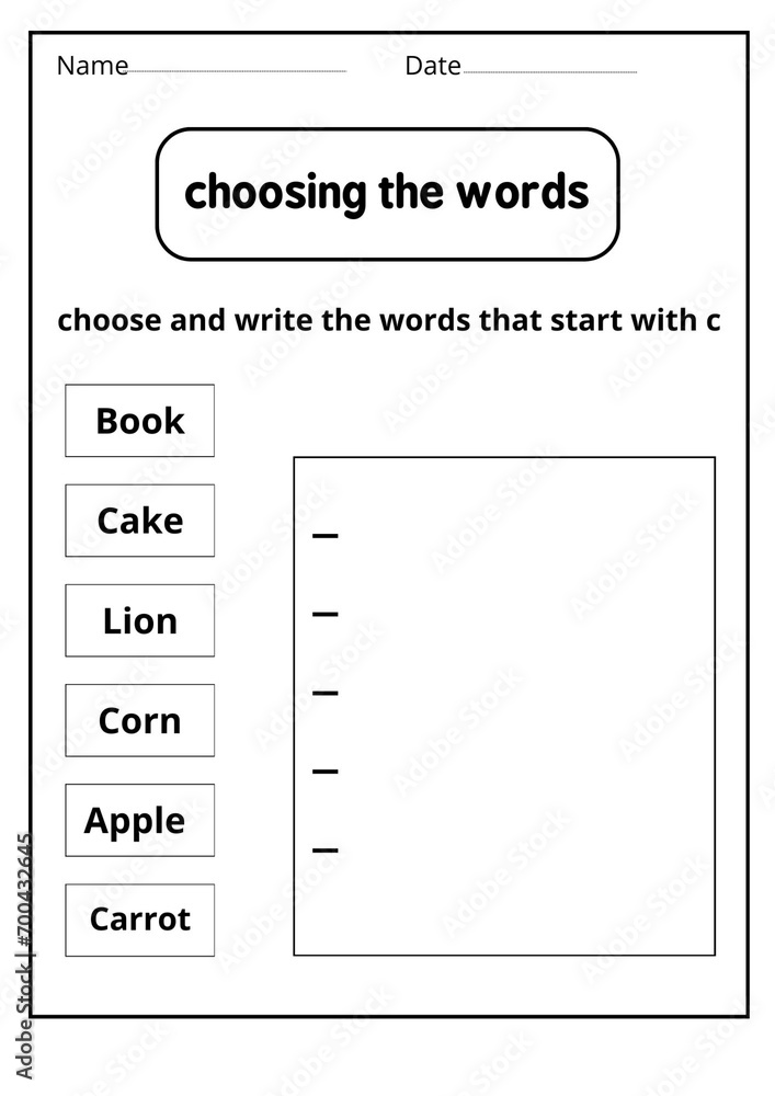 letter C worksheets for kindergarten - learning letter C activities - Lesson plan for letter C -writing letter c worksheet letter C worksheets for kindergarten - learning letter C activities - Lesson plan for letter C -writing letter c worksheet