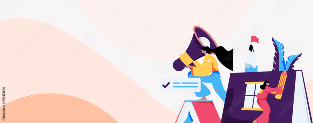 Education and learning people flat vector concept hand drawn illustration
Education and learning people flat vector concept hand drawn illustration