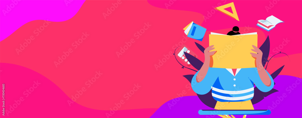 Education and learning people flat vector concept hand drawn illustration
Education and learning people flat vector concept hand drawn illustration