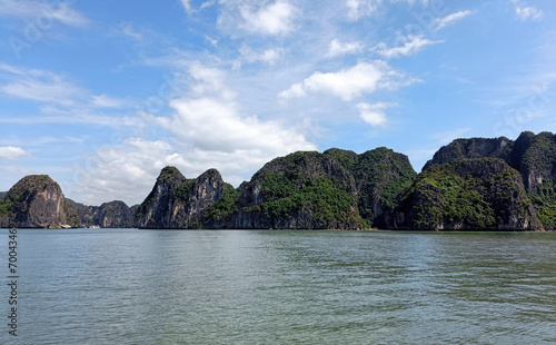 Vietnam, Ha Long Bay, bay, seascape with rocks