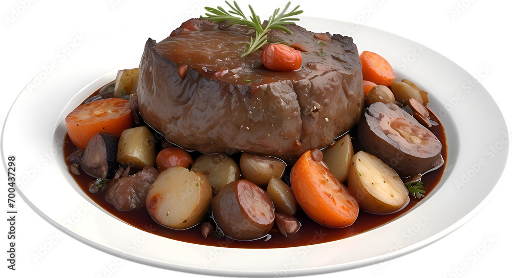 Image of a delicious-looking Boeuf Bourguignon, one of the most popular French dishes. Image of a delicious-looking Boeuf Bourguignon, one of the most popular French dishes.