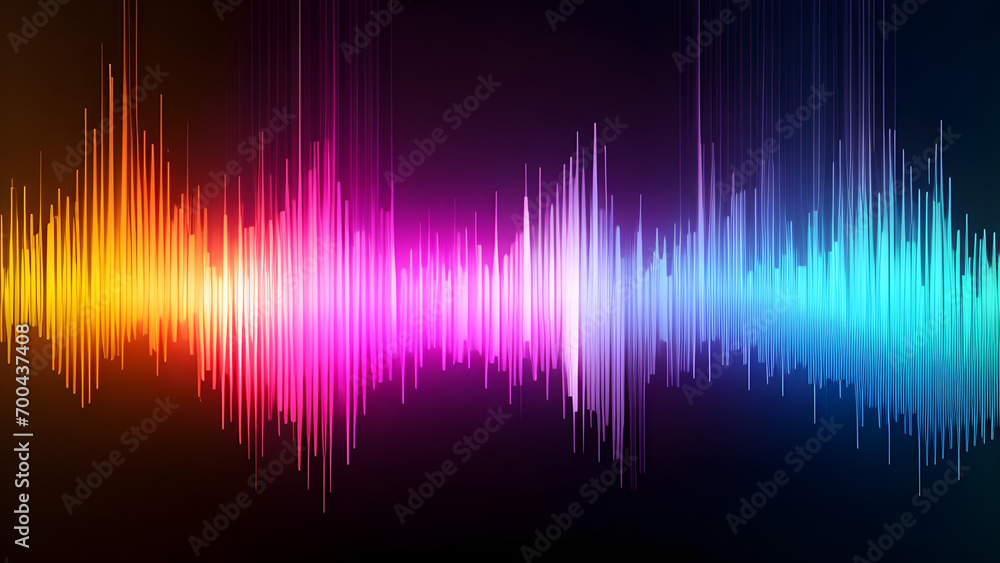 abstract background with equalizer