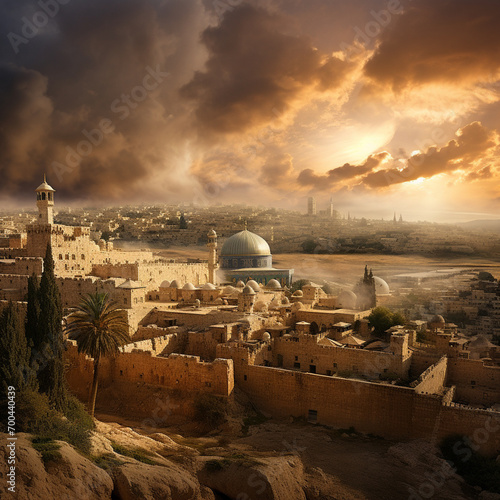 Jerusalem, the Holy Land, Generate AI