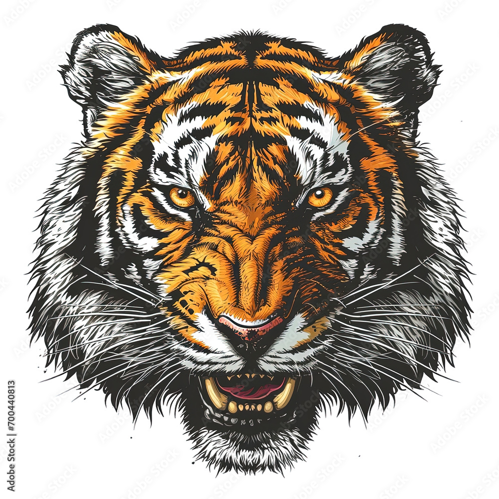 Illustration Tiger Head