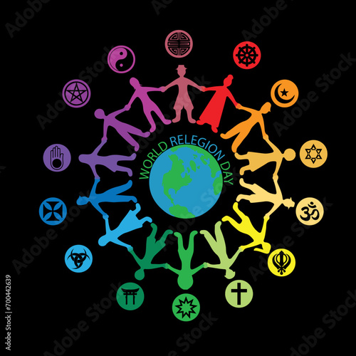 World Religion Day vector file