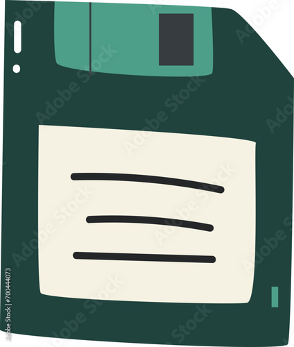 diskette doodle style