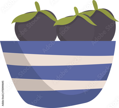 a basket of fruit home decor