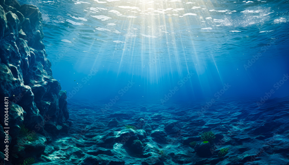 Fototapeta premium Aquatic Wildlife in the Underwater Marine Ecosystem