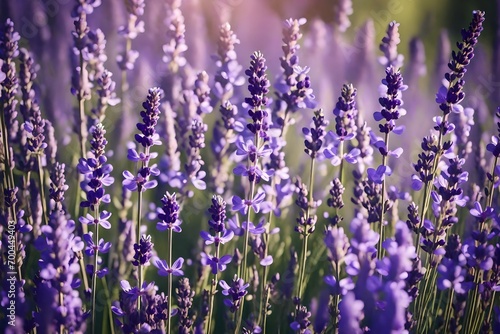 lavender flowers in the garden