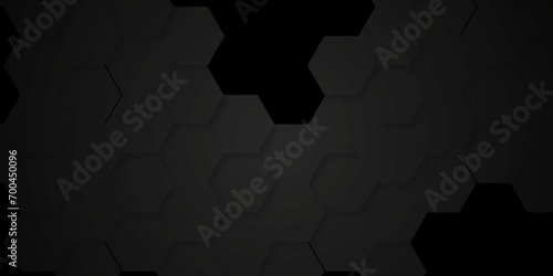 Fototapeta Naklejka Na Ścianę i Meble -  Background with hexagons. Black texture background. hexagon abstract background. Surface polygon pattern with hexagon paper texture and futuristic business.