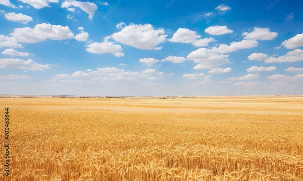 Golden fields of wheats