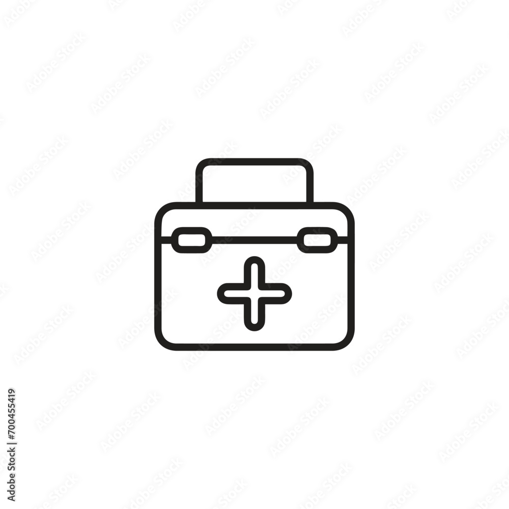 First Aid Kit icon vector. Linear style sign for mobile concept and web design. First Aid Kit symbol illustration. Pixel vector graphics - Vector.
First Aid Kit icon vector. Linear style sign for mobile concept and web design. First Aid Kit symbol illustration. Pixel vector graphics - Vector.